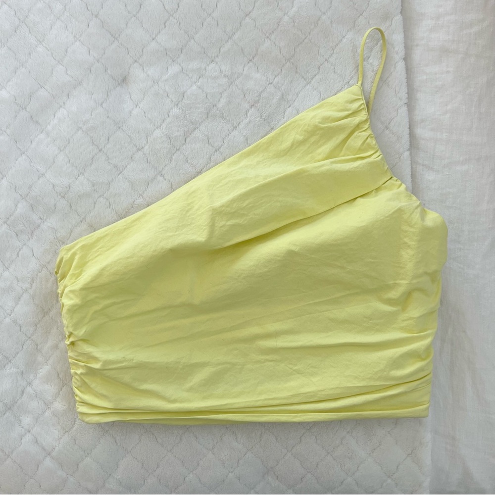 ZARA Crinkle Crop Top! Size XS